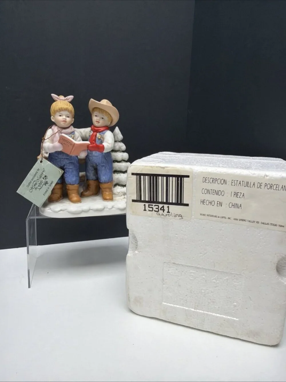 Denim Days “Let’s Go Caroling”  #15341-98 BY Homco 1998 W/original tag & package
